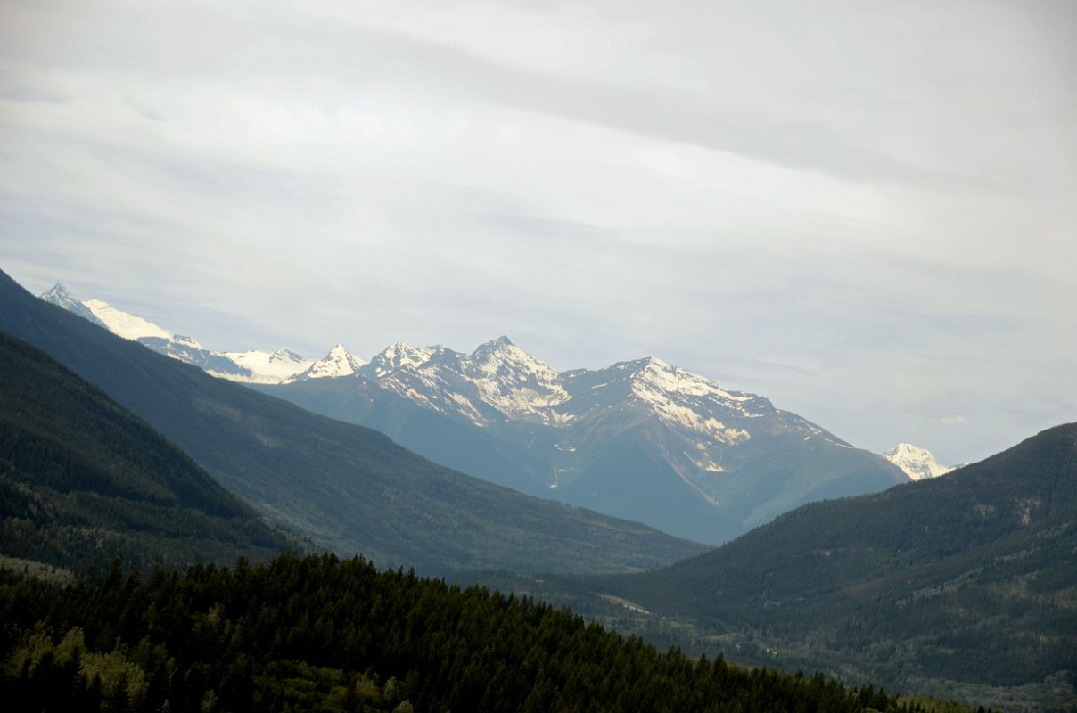 04 Mount Arthur Meighan and Mica Mountain From Helicopter Just After Taking Off For Mount Robson Pass